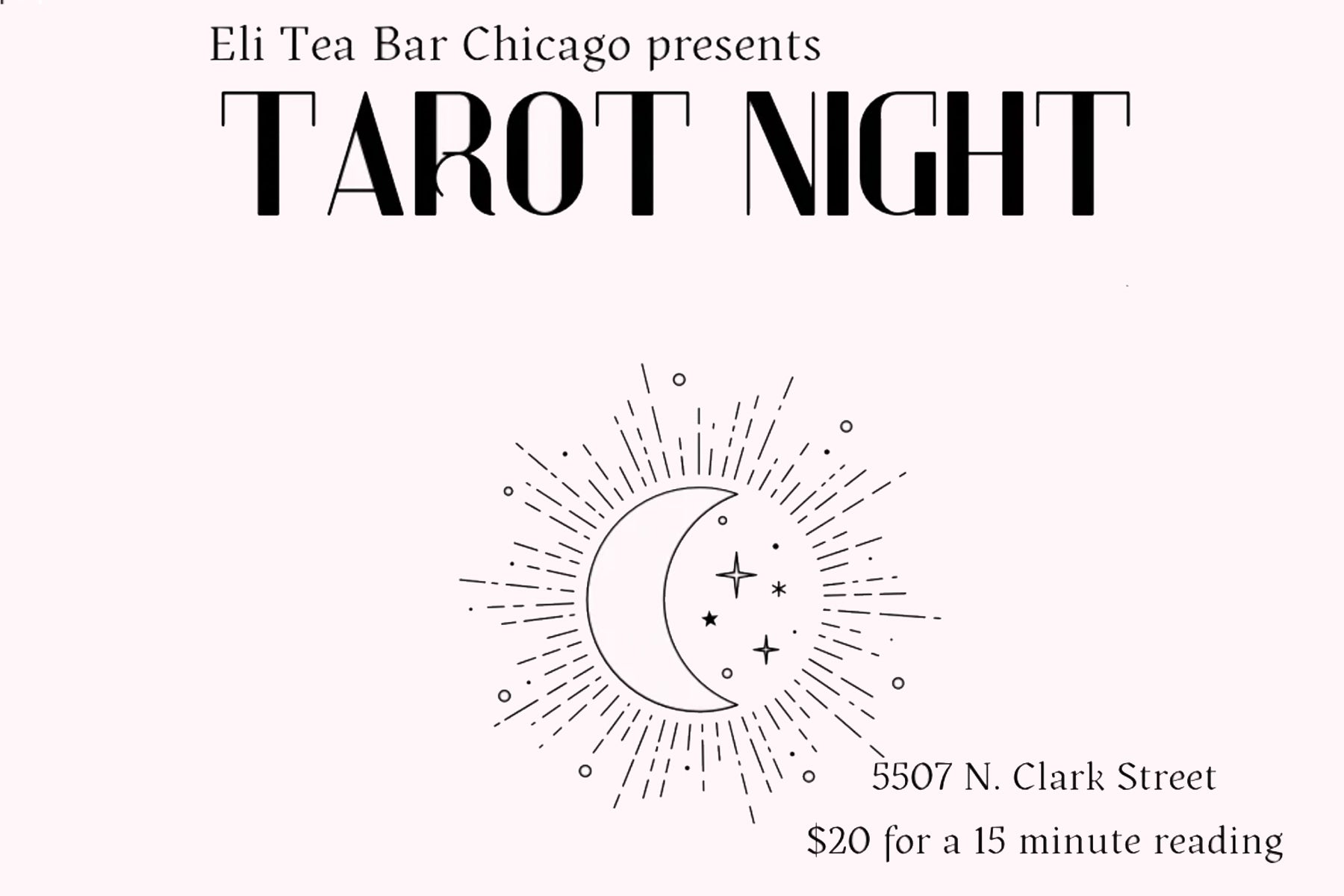 Summer Tarot Nights Eli Andersonville | ELITEA | DETROIT USA